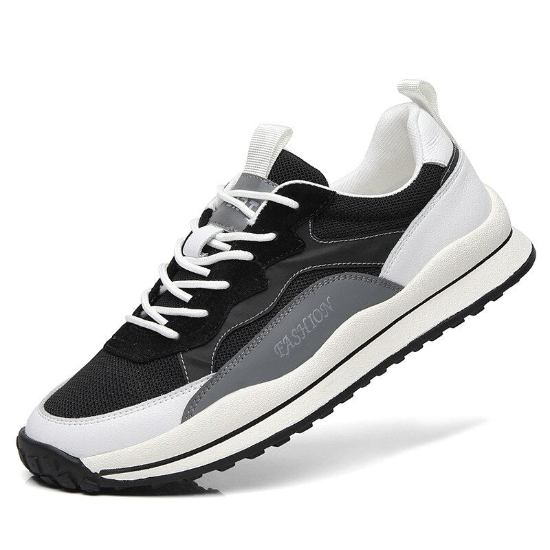 New spring and autumn men's sports shoes, lace-up casual sports shoes large size 38-49