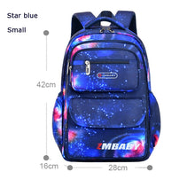 Load image into Gallery viewer, Primary school children&#39;s backpacks for girls and boys waterproof backpacks
