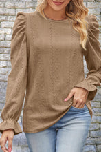 Last inn bildet i Galleri-visningsprogrammet, Round Neck Puff Sleeve Blouse
