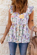 Last inn bildet i Galleri-visningsprogrammet, Floral Square Neck Babydoll Top
