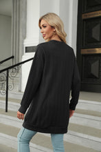 Load image into Gallery viewer, Button Down Longline Cardigan with Pockets
