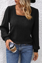 Last inn bildet i Galleri-visningsprogrammet, Square Neck Puff Sleeve Blouse
