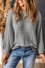 Load image into Gallery viewer, Round Neck Long Sleeve Knit Top
