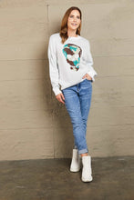 Last inn bildet i Galleri-visningsprogrammet, Woven Right Skull Graphic Drop Shoulder Sweater
