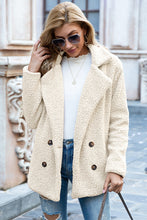 Load image into Gallery viewer, Full Size Lapel Collar Sherpa Coat
