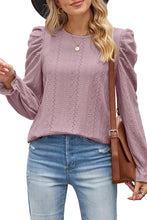 Last inn bildet i Galleri-visningsprogrammet, Round Neck Puff Sleeve Blouse
