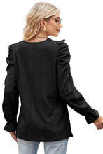 Last inn bildet i Galleri-visningsprogrammet, Round Neck Puff Sleeve Blouse
