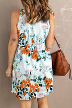 Last inn bildet i Galleri-visningsprogrammet, Printed Button Down Sleeveless Magic Dress
