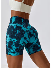 Load image into Gallery viewer, Tie Dye Wide Waistband Sports Shorts
