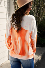 Last inn bildet i Galleri-visningsprogrammet, Tie Dye Round Neck Long Sleeve Sweatshirt
