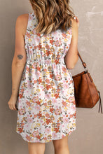 Last inn bildet i Galleri-visningsprogrammet, Printed Button Down Sleeveless Magic Dress
