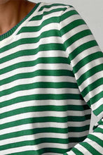 Last inn bildet i Galleri-visningsprogrammet, Striped Round Neck Long Sleeve Sweater
