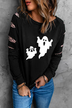 Load image into Gallery viewer, Ghost Graphic Round Neck Sweatshirt
