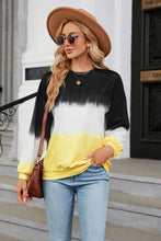 Load image into Gallery viewer, Gradient Round Neck Long Sleeve Sweatshirt
