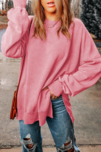 Last inn bildet i Galleri-visningsprogrammet, Dropped Shoulder Round Neck Long Sleeve Blouse
