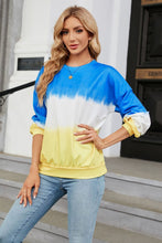 Load image into Gallery viewer, Gradient Round Neck Long Sleeve Sweatshirt
