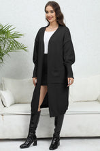 Last inn bildet i Galleri-visningsprogrammet, Open Front Dropped Shoulder Cardigan
