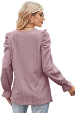 Last inn bildet i Galleri-visningsprogrammet, Round Neck Puff Sleeve Blouse
