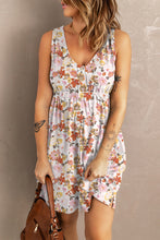 Last inn bildet i Galleri-visningsprogrammet, Printed Button Down Sleeveless Magic Dress
